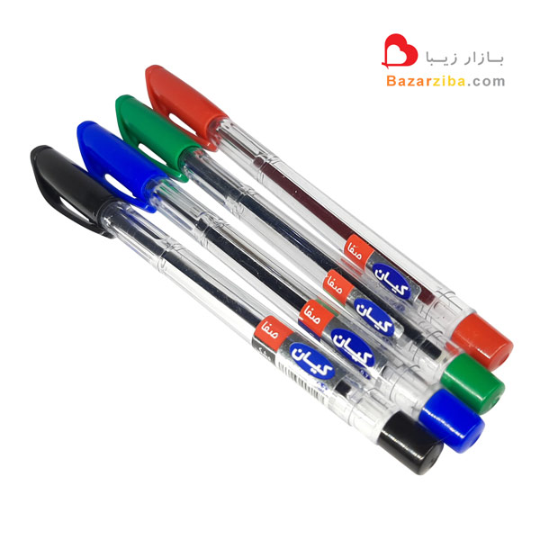 خودکار ایرانی کیان در 4 رنگ آبی مشکی قرمز و سبز خرید اینترنتی با قیمت خوب